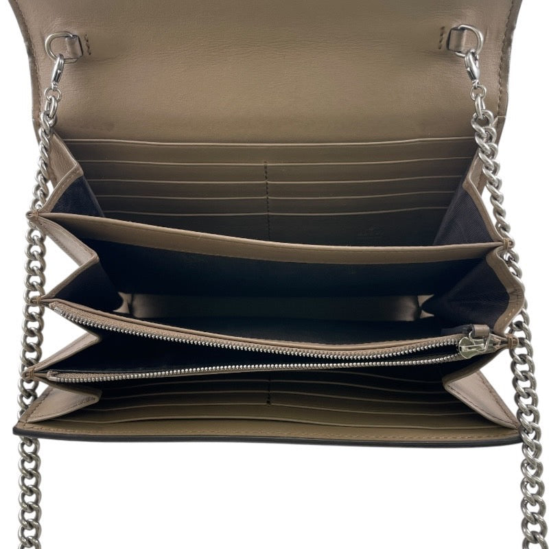 【GUCCI】グッチ デュオニソス 401231 ショルダーバッグ PVCコーティングキャンバス レディース チェーン ウォレット GGスプリーム