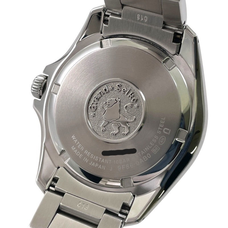 【Grand Seiko】グランドセイコー スポーツコレクション GMT SBGN005 腕時計 ステンレススチール メンズ 9F86-0AB0 青文字盤 ブルー