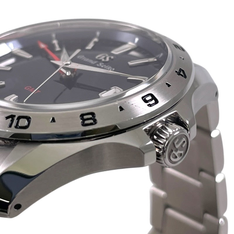 【Grand Seiko】グランドセイコー スポーツコレクション GMT SBGN005 腕時計 ステンレススチール メンズ 9F86-0AB0 青文字盤 ブルー