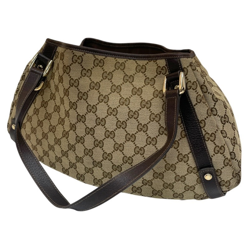 【GUCCI】グッチ アビー 130736 トートバッグレディース GGキャンバス ハンド レザー