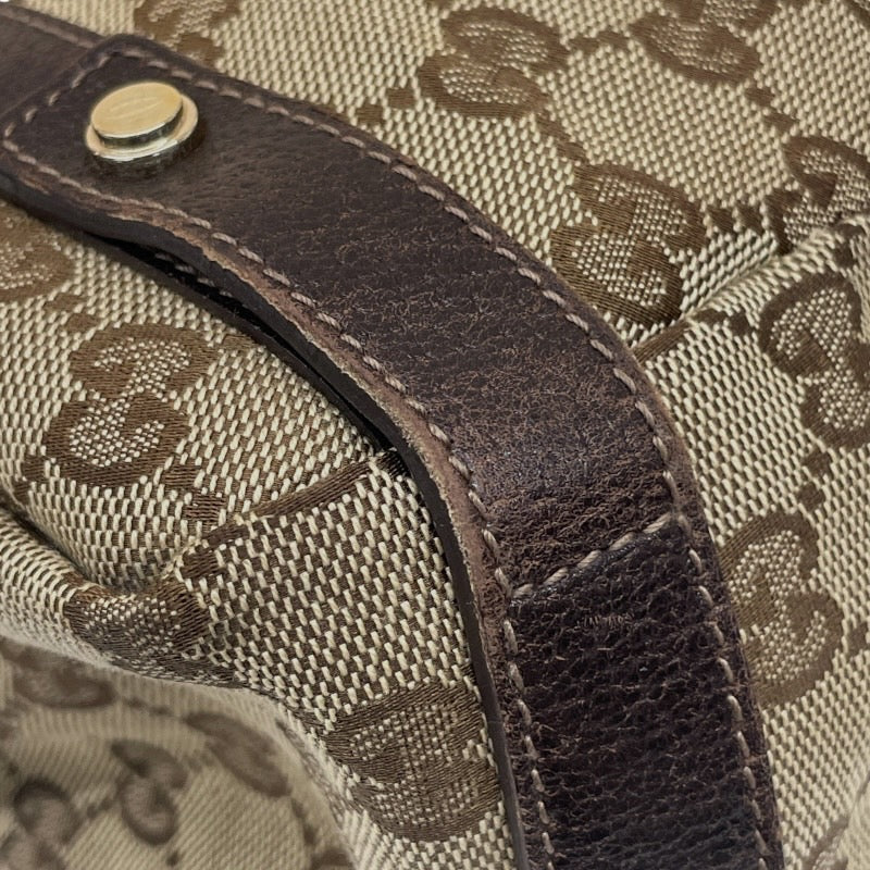 【GUCCI】グッチ アビー 130736 トートバッグレディース GGキャンバス ハンド レザー