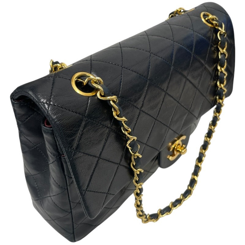 【CHANEL】シャネル マトラッセ25 ショルダーバッグ ラムスキン レディース ココマーク チェーン Wフラップ ダブルフラップ