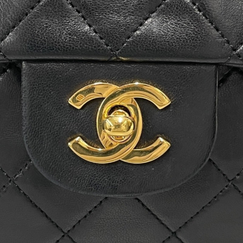 【CHANEL】シャネル マトラッセ25 ショルダーバッグ ラムスキン レディース ココマーク チェーン Wフラップ ダブルフラップ