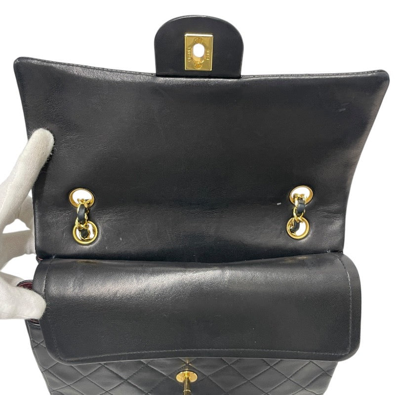 【CHANEL】シャネル マトラッセ25 ショルダーバッグ ラムスキン レディース ココマーク チェーン Wフラップ ダブルフラップ