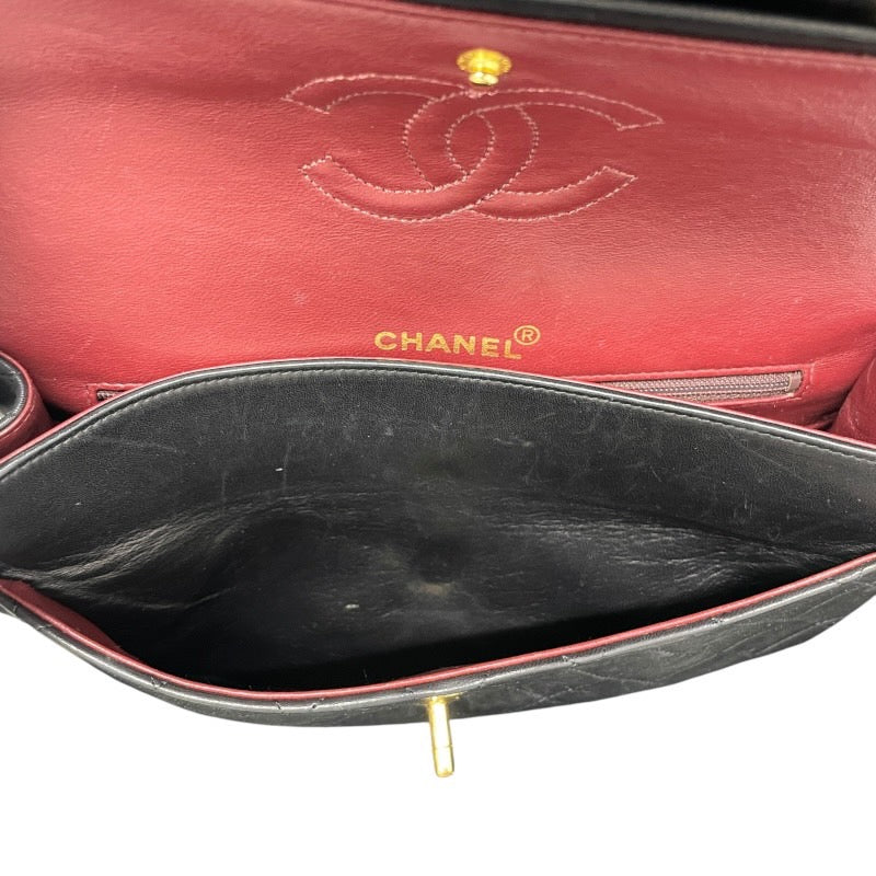 【CHANEL】シャネル マトラッセ25 ショルダーバッグ ラムスキン レディース ココマーク チェーン Wフラップ ダブルフラップ