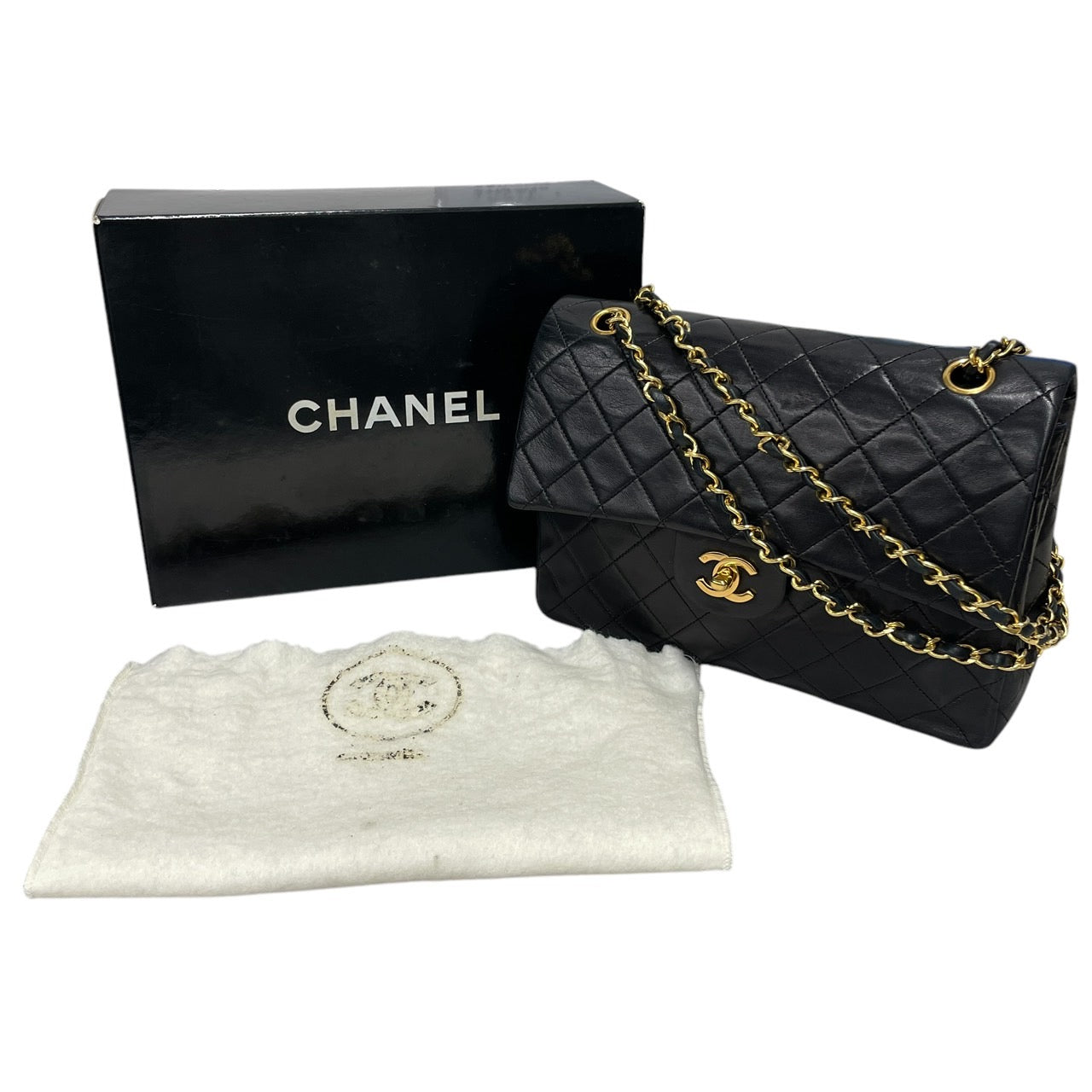 【CHANEL】シャネル マトラッセ25 ショルダーバッグ ラムスキン レディース ココマーク チェーン Wフラップ ダブルフラップ