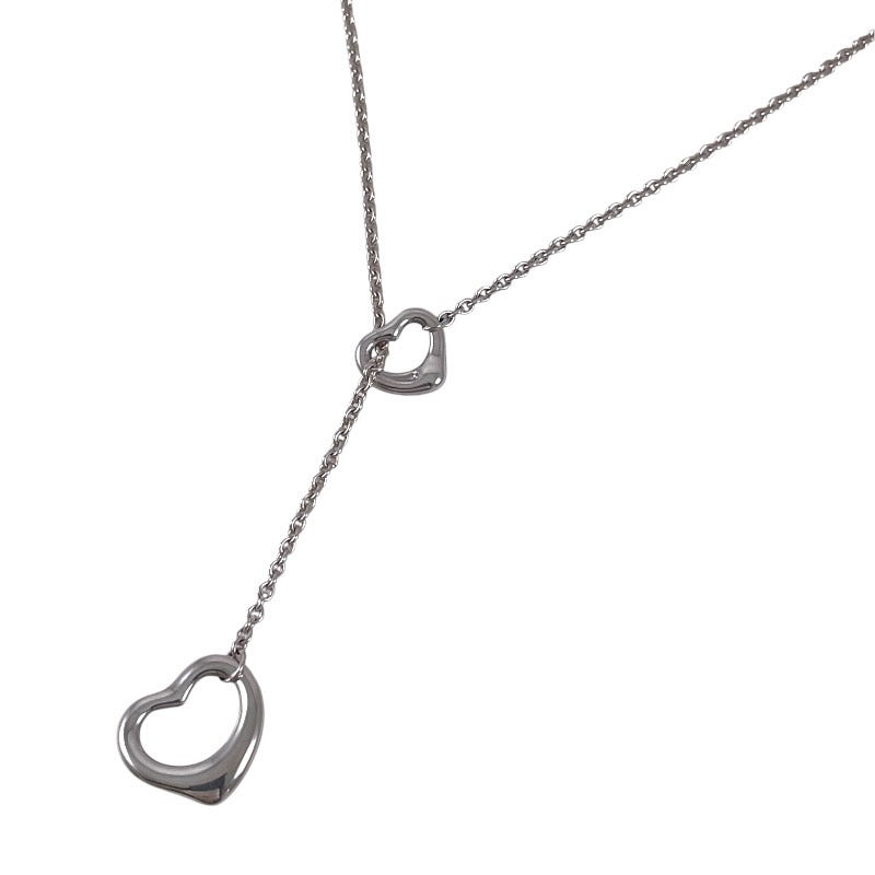 TIFFANY&Co.】ティファニー オープンハート ラリアット ネックレス 