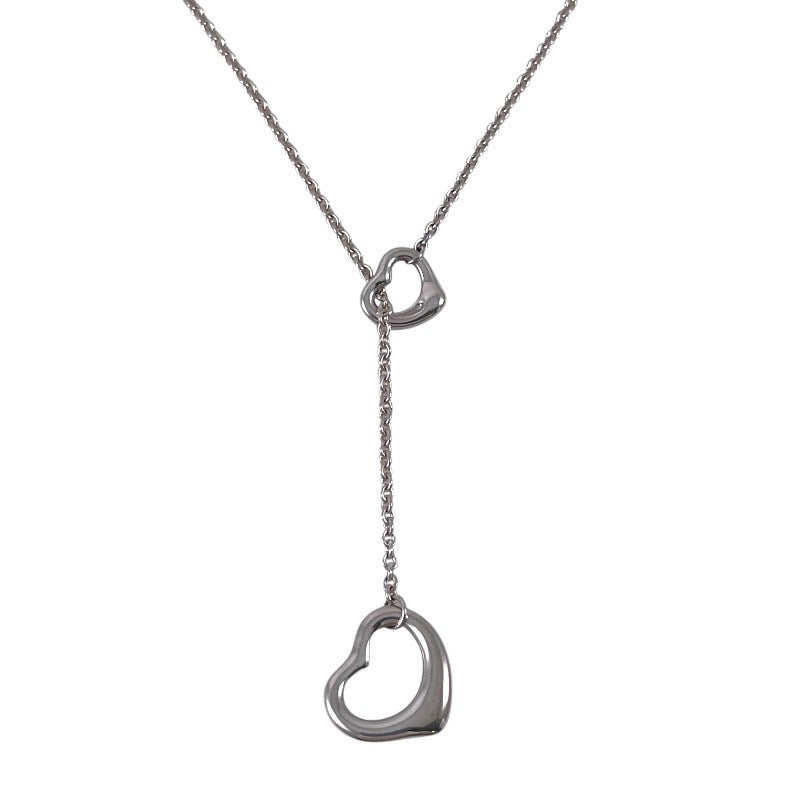 【TIFFANY&Co.】ティファニー オープンハート ラリアット ネックレス シルバー925レディース エルサペレッティ