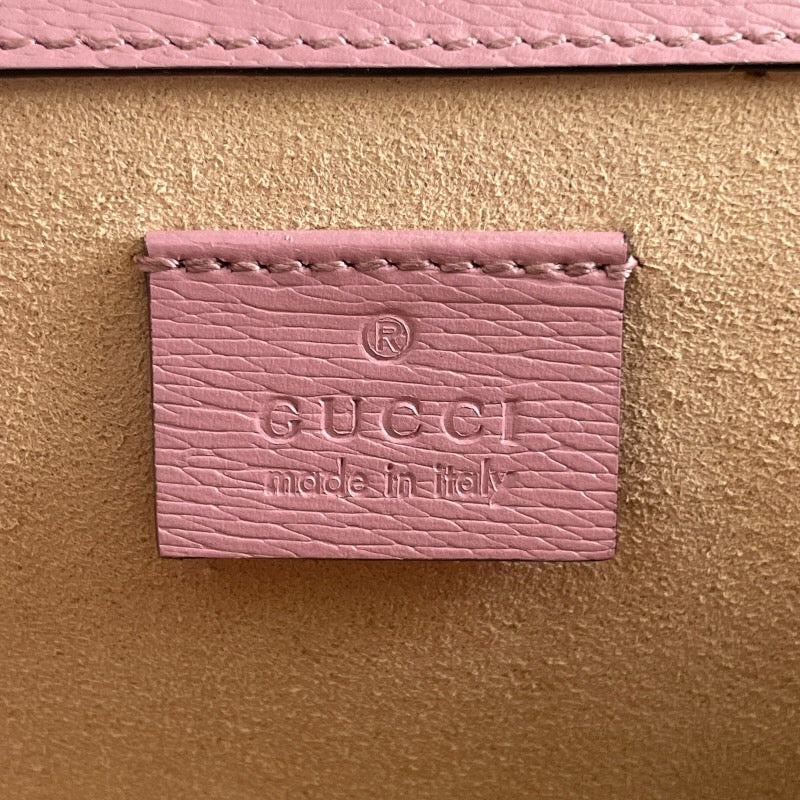 【GUCCI】グッチ ディオニュソス 400249 ショルダーバッグレディース チェーンショルダー バレンタイン GG ハート ピンク レザー