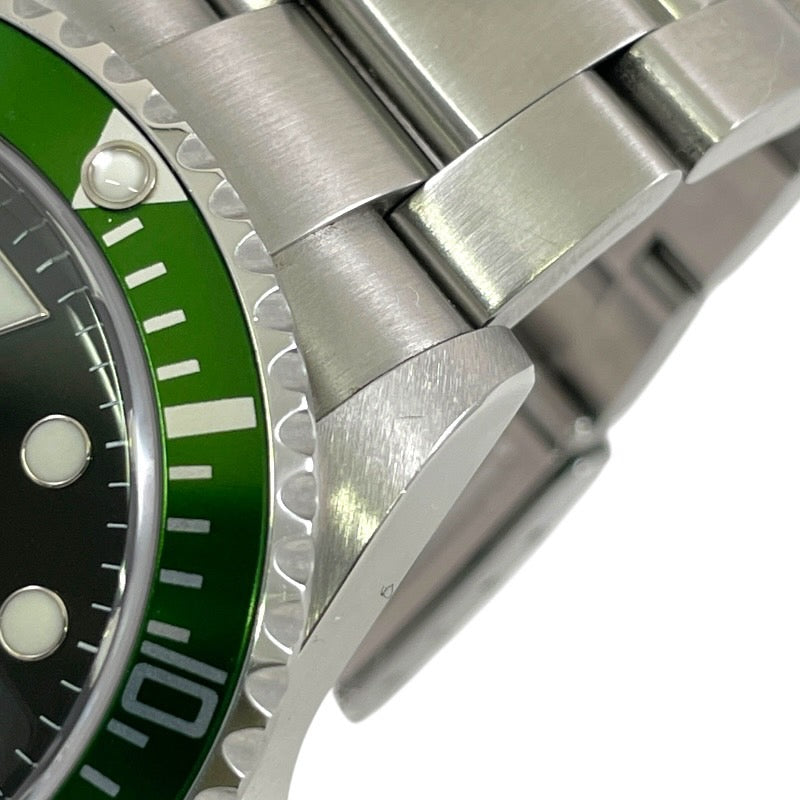 【ROLEX】ロレックス サブマリーナ デイト 16610LV 腕時計 ステンレススチール メンズ F番 ビッグスイス BIGSWISS グリーン 緑