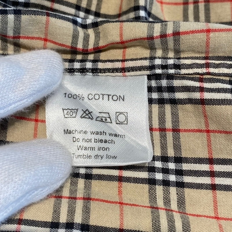 【BURBERRY】バーバリー 長袖シャツ コットンメンズ ヴィンテージチェック ボタンダウン