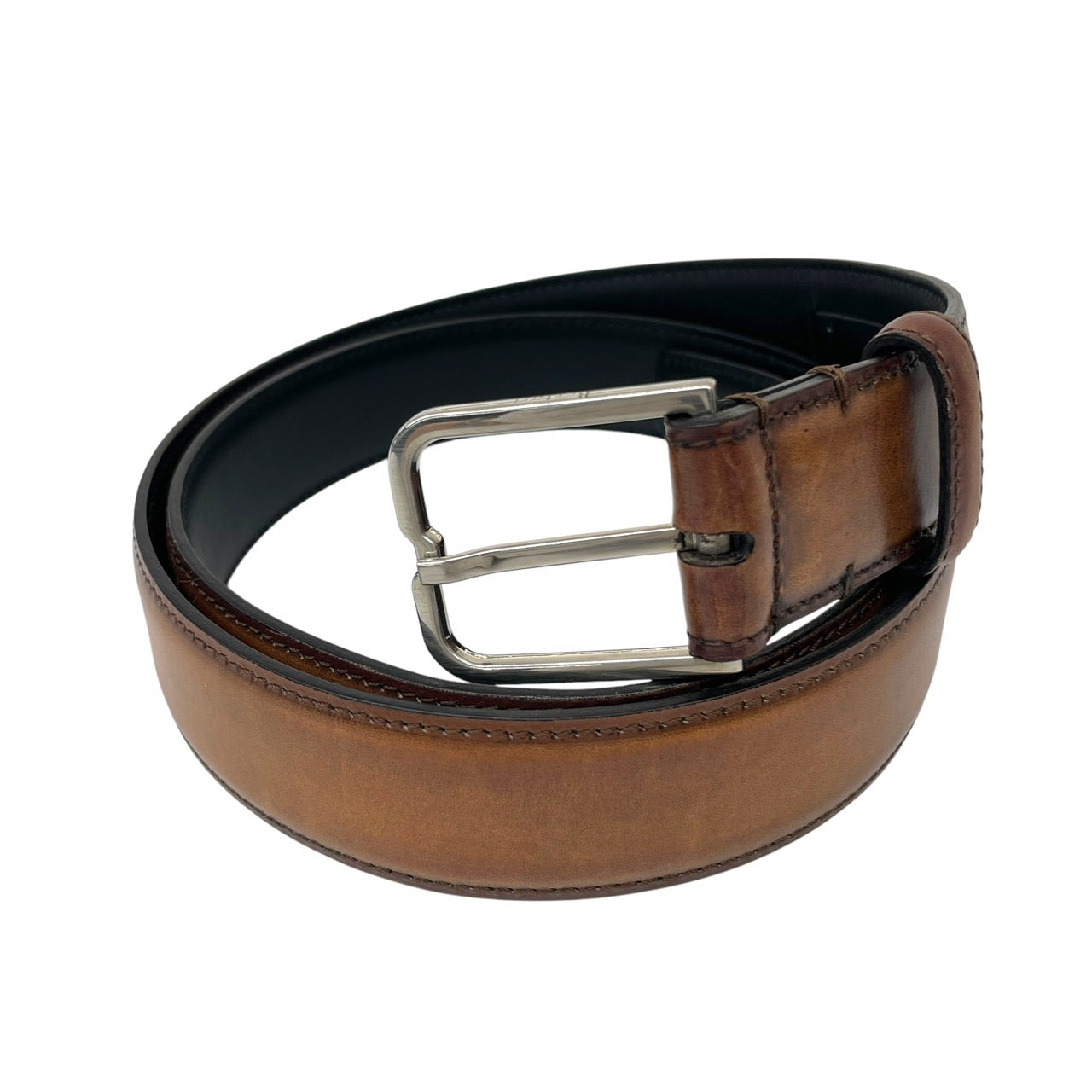 Berluti】ベルルッティ カリグラフィ ベルト レザーメンズ ブラウン 茶  