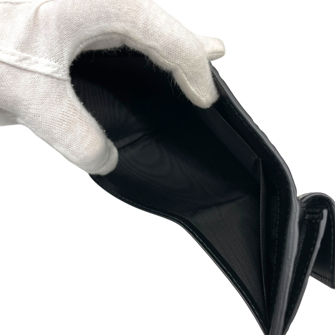 【GUCCI】グッチ グッチシマ 547070 三つ折り財布 レザーレディース 3つ折り ミニ コンパクトウォレット 黒 ブラック メンズ