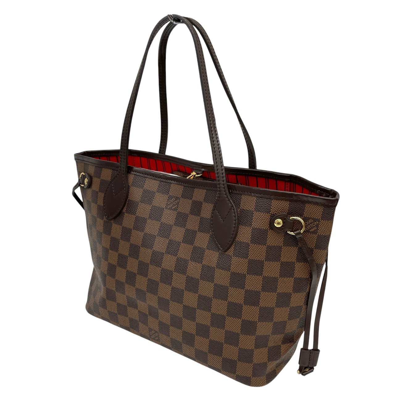 【LOUIS VUITTON】ルイ・ヴィトン ネヴァーフルPM N41359 トートバッグ レディース ダミエ ハンドバッグ ブラウン 茶色 PVC レザー
