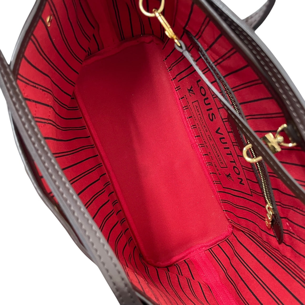 【LOUIS VUITTON】ルイ・ヴィトン ネヴァーフルPM N41359 トートバッグ レディース ダミエ ハンドバッグ ブラウン 茶色 PVC レザー