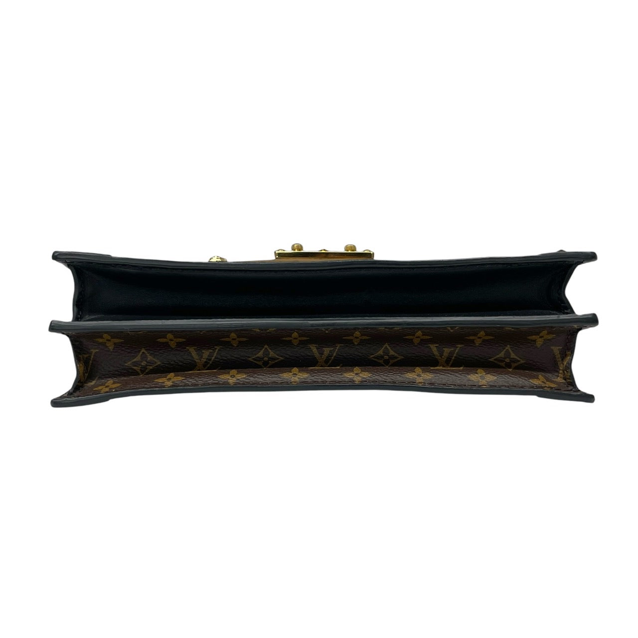【LOUIS VUITTON】ルイ・ヴィトン モノグラムリバース M43596 ショルダーバッグ レディース トランククラッチ チェーンショルダー ベージュ ブラウン