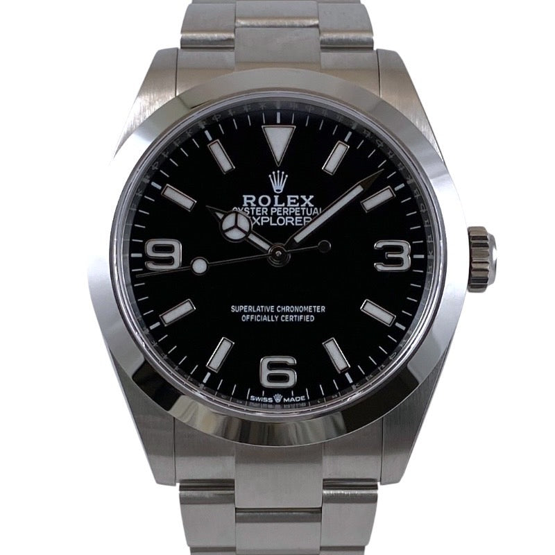 【ROLEX】ロレックス エクスプローラー1 224270 腕時計 ステンレススチール メンズ 2024年ギャラ 保護シール付 EX1