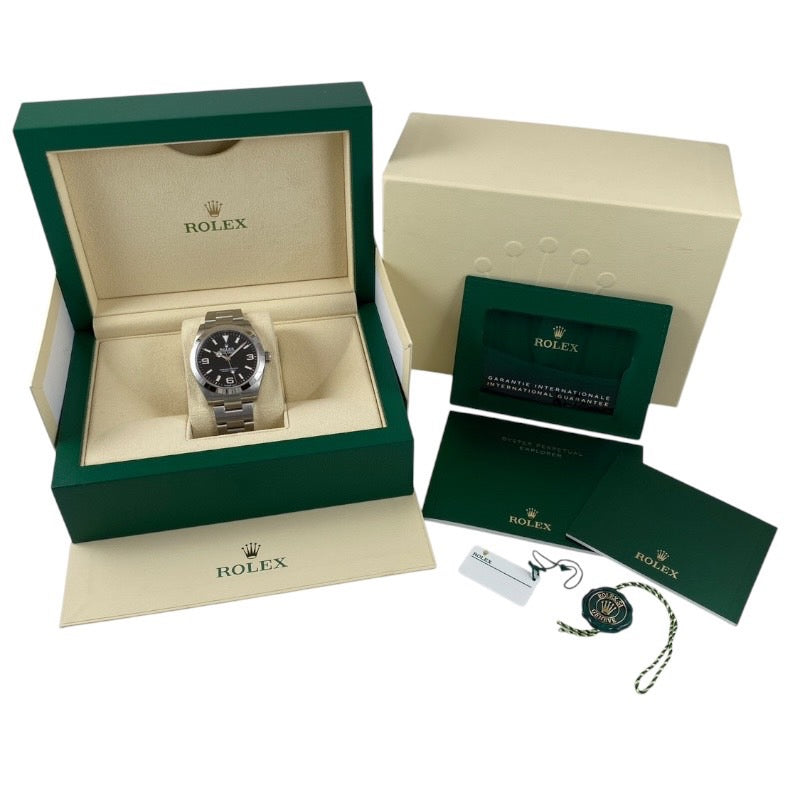 【ROLEX】ロレックス エクスプローラー1 224270 腕時計 ステンレススチール メンズ 2024年ギャラ 保護シール付 EX1