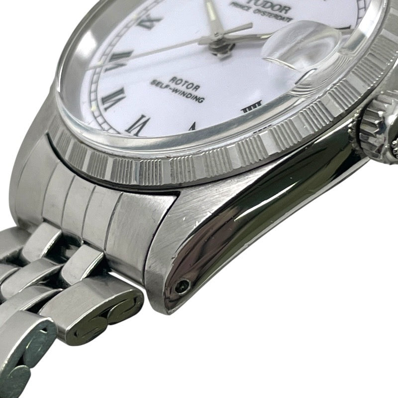 【TUDOR】チュードル プリンス オイスターデイト 74310N 腕時計 ステンレススチール ボーイズ 白文字盤 ローマン 自動巻き メンズ レディース