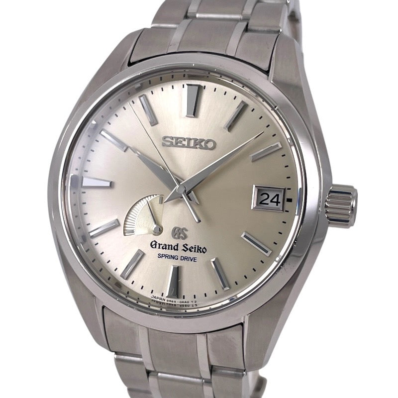【Grand Seiko】グランドセイコー 9R65-0AA0 スプリングドライブ SBGA001 腕時計 ステンレススチールメンズ 自動巻き 裏スケ