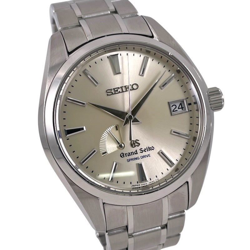 【Grand Seiko】グランドセイコー 9R65-0AA0 スプリングドライブ SBGA001 腕時計 ステンレススチールメンズ 自動巻き 裏スケ