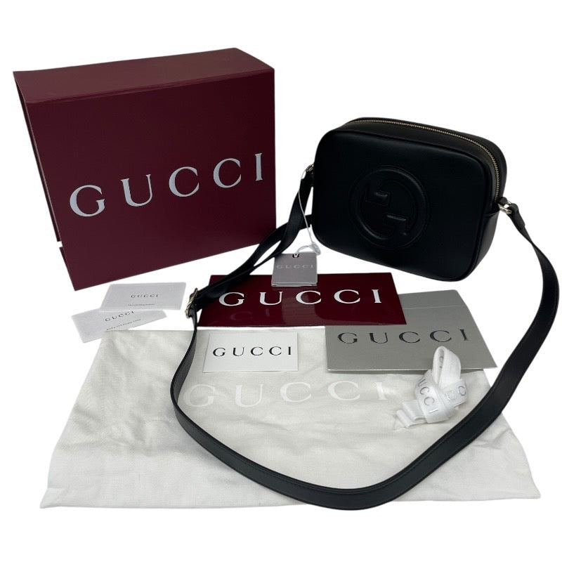 【GUCCI】グッチ ブロンディ 820429 ショルダーバッグ レザーレディース ミニ ブラック 黒 未使用品 現行モデル