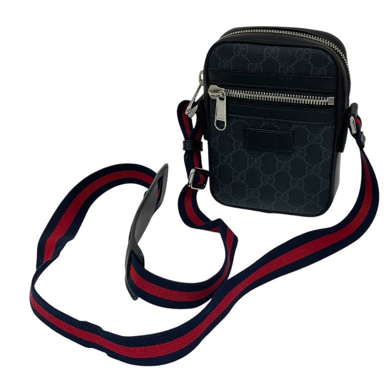 【GUCCI】グッチ GGスプリーム 682357 ショルダーバッグ メンズ ポシェット ミニバッグ シェリーライン レディース