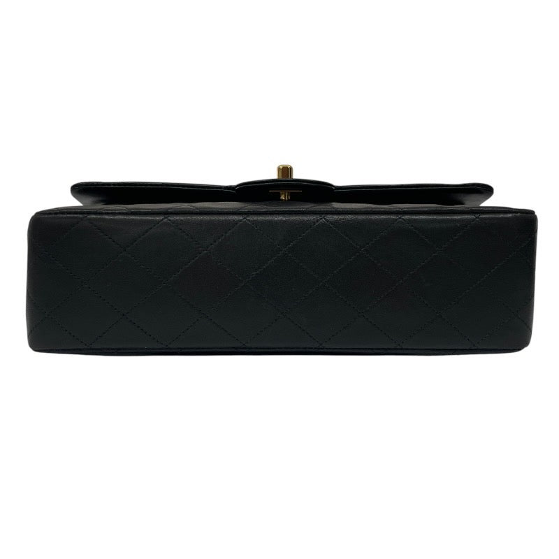 【CHANEL】シャネル マトラッセ クラシック ハンドバッグ25 A01112 ショルダーバッグ ラムスキンレディース Wフラップ ダブル チェーン 黒 ブラック