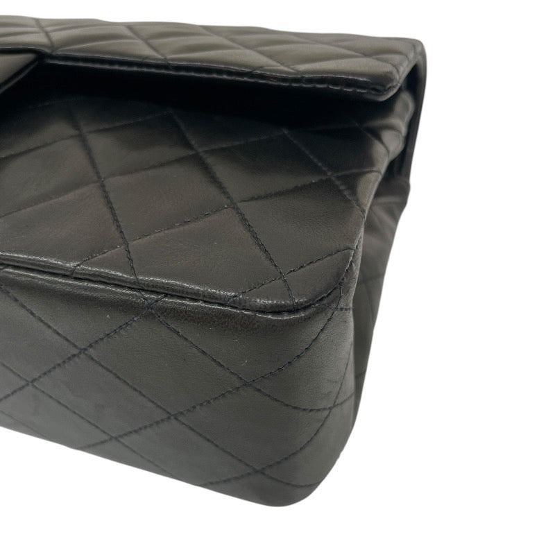 【CHANEL】シャネル マトラッセ クラシック ハンドバッグ25 A01112 ショルダーバッグ ラムスキンレディース Wフラップ ダブル チェーン 黒 ブラック