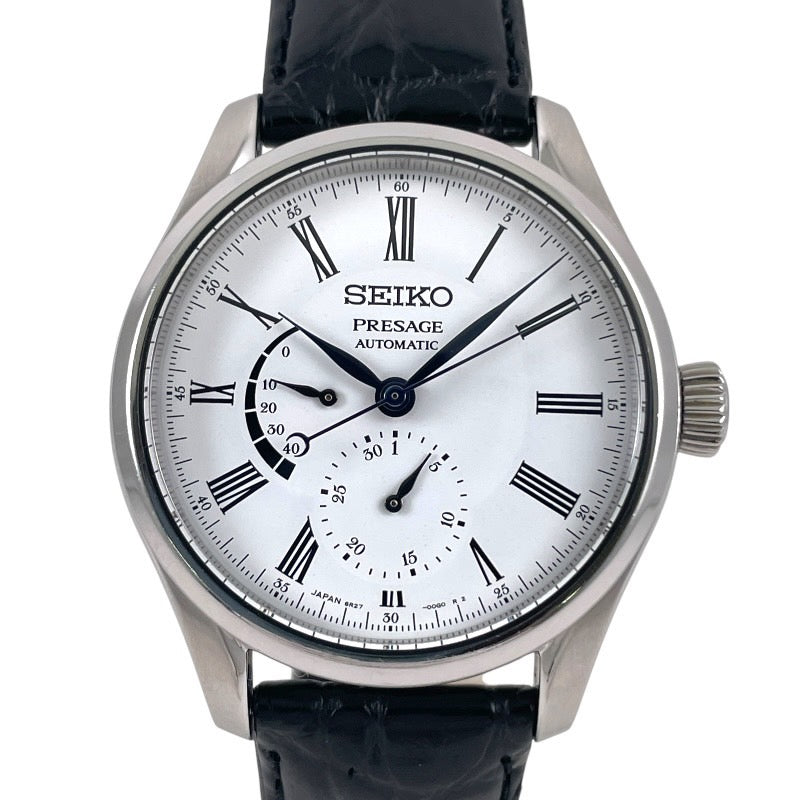【SEIKO】セイコー プレサージュ 琺瑯ダイアル SARW035 6R27-00L0 腕時計 ステンレススチールメンズ 有田焼 自動巻き オートマ