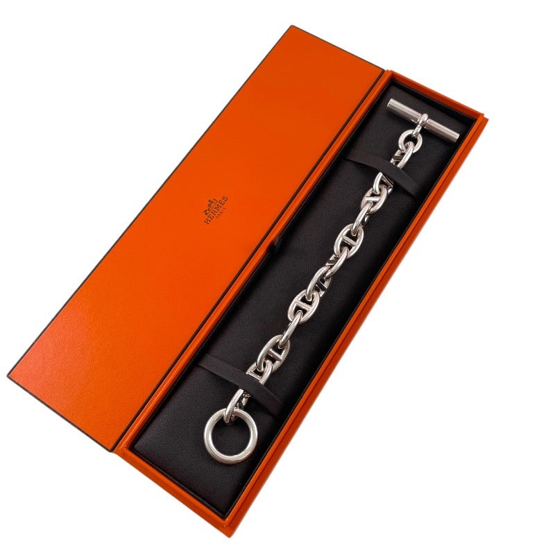 【HERMES】エルメス シェーヌダンクルTGM ブレスレット シルバー925メンズ 12コマ 12LINK レディース