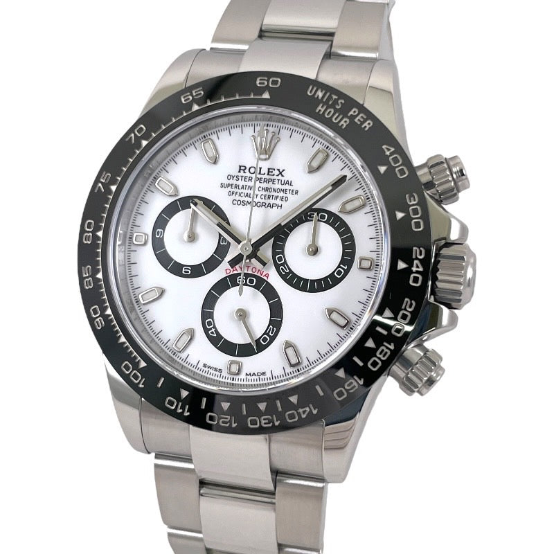 【ROLEX】ロレックス コスモグラフ デイトナ 116500LN 腕時計 ステンレススチール メンズ 白文字盤 2019年ギャラ クロノグラフ