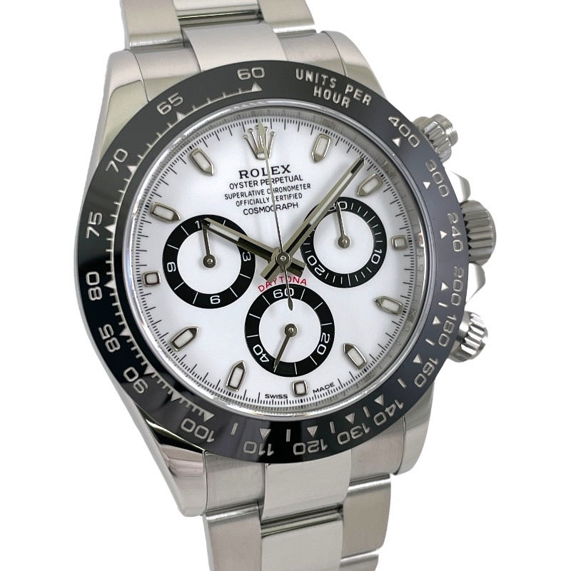 【ROLEX】ロレックス コスモグラフ デイトナ 116500LN 腕時計 ステンレススチール メンズ 白文字盤 2019年ギャラ クロノグラフ
