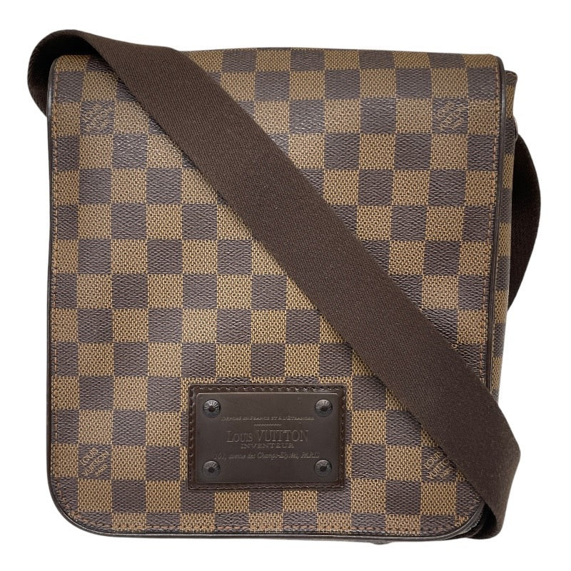 【LOUIS VUITTON】ルイ・ヴィトン ブルックリンPM N51210 ショルダーバッグ メンズ ダミエ エベヌ ポシェット レディース