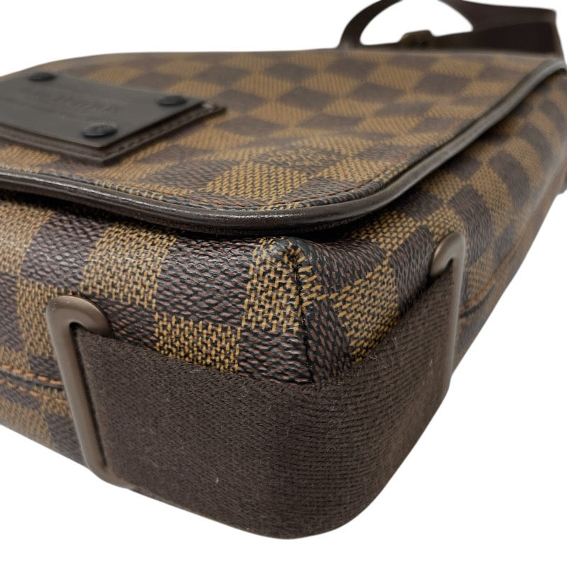 【LOUIS VUITTON】ルイ・ヴィトン ブルックリンPM N51210 ショルダーバッグ メンズ ダミエ エベヌ ポシェット レディース
