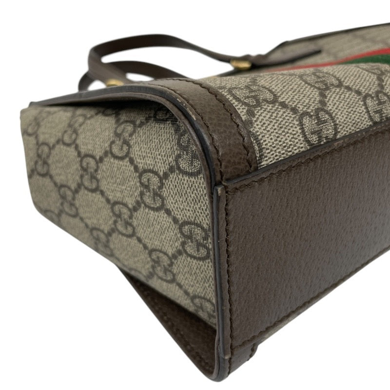 【GUCCI】グッチ オフィディアGG スモール 547551 ハンドバッグ PVCコーティングキャンバス レディース 2WAY ショルダー シェリーライン レザー