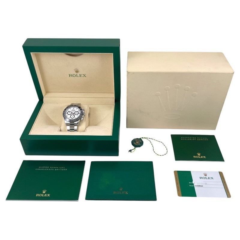 【ROLEX】ロレックス コスモグラフ デイトナ 116500LN 腕時計 ステンレススチール メンズ 白文字盤 2019年ギャラ クロノグラフ