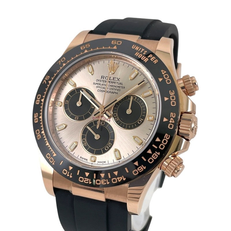 【ROLEX】ロレックス コスモグラフ デイトナ 116515LN 腕時計 K18ピンクゴールド メンズ サンダスト 2023年ギャラ ラバーベルト