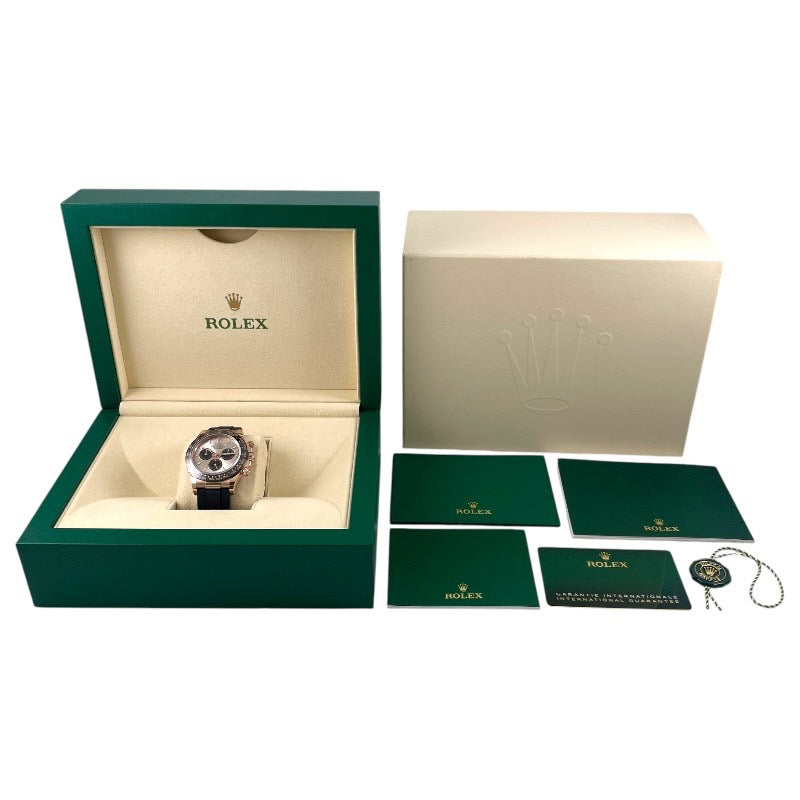 【ROLEX】ロレックス コスモグラフ デイトナ 116515LN 腕時計 K18ピンクゴールド メンズ サンダスト 2023年ギャラ ラバーベルト