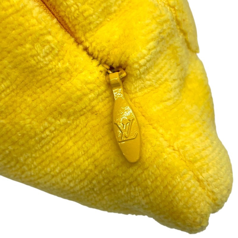 【未使用】【LOUIS VUITTON】ルイ・ヴィトン プティ クッション LV バケーション M78479 その他ファッション雑貨 コットンユニセックス 枕 ピロー 黄色 イエロー モノグラム インテリア 雑貨