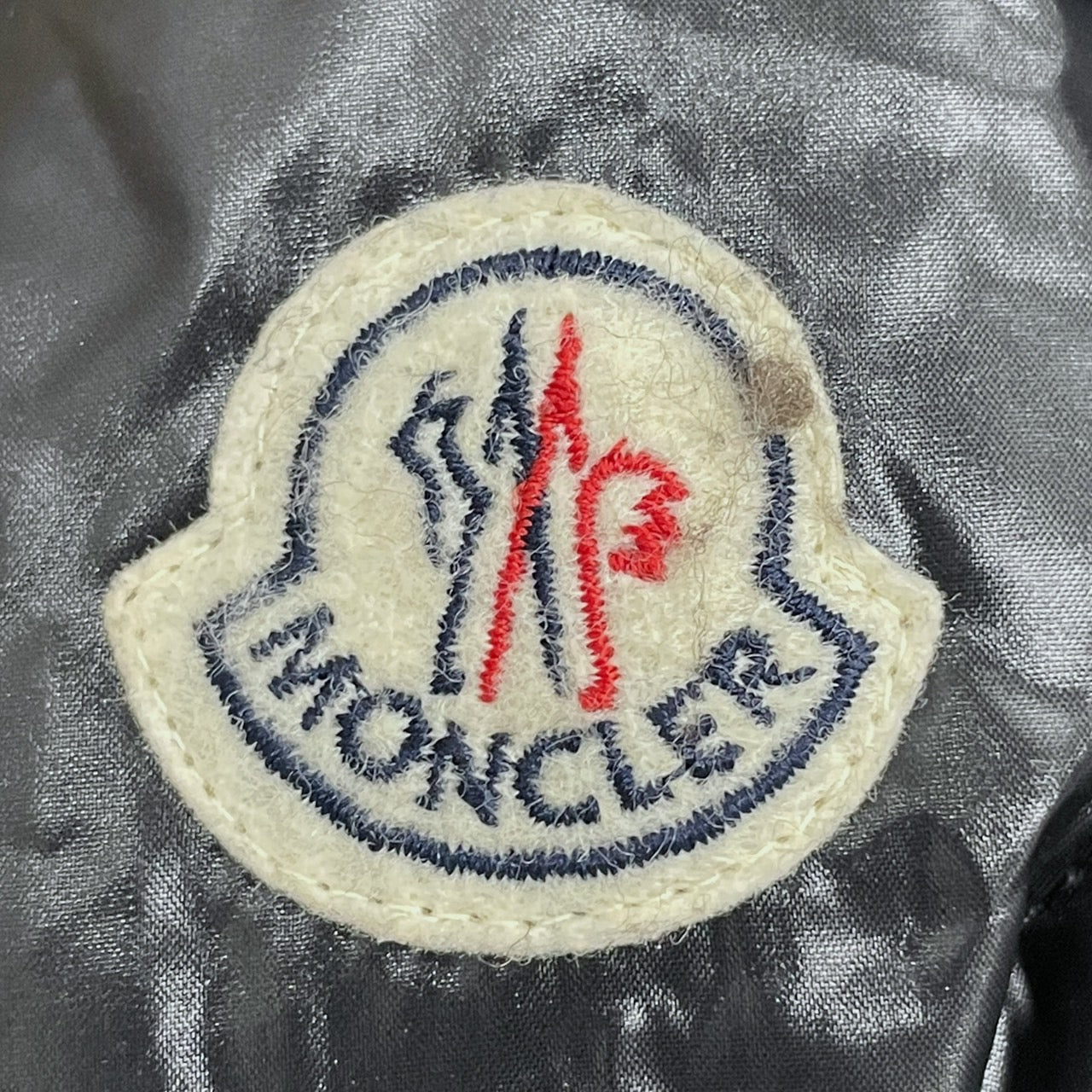 【MONCLER】モンクレール LONTRE ロントレ ダウンジャケット ナイロン レディース サイズ0 キルティング ダウンコート ファー 黒 ブラック
