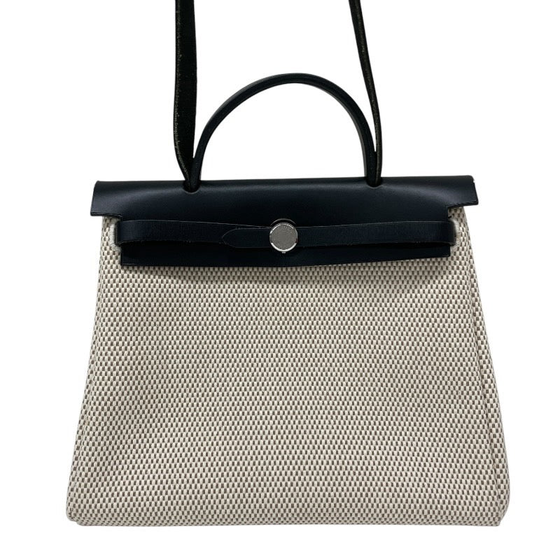 【HERMES】エルメス エールバッグPM ハンドバッグレディース □G刻印 2003年製 2WAY キャンバス レザー ショルダー