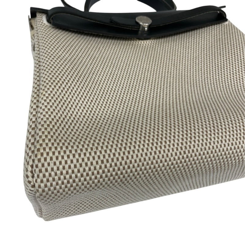 【HERMES】エルメス エールバッグPM ハンドバッグレディース □G刻印 2003年製 2WAY キャンバス レザー ショルダー