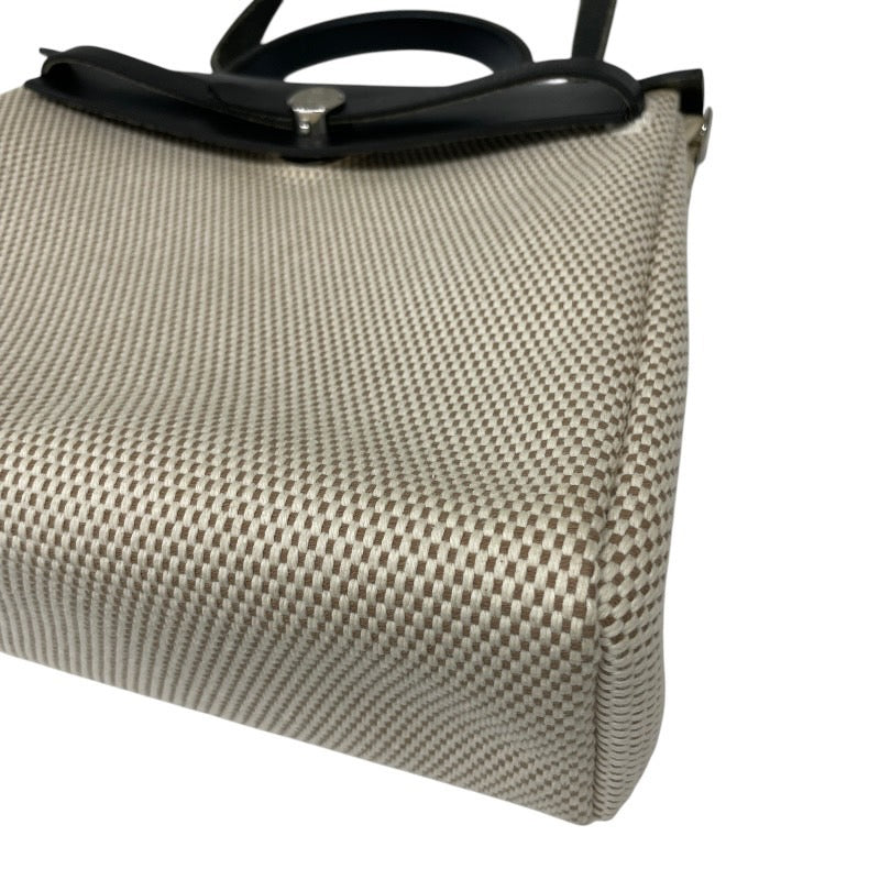 【HERMES】エルメス エールバッグPM ハンドバッグレディース □G刻印 2003年製 2WAY キャンバス レザー ショルダー