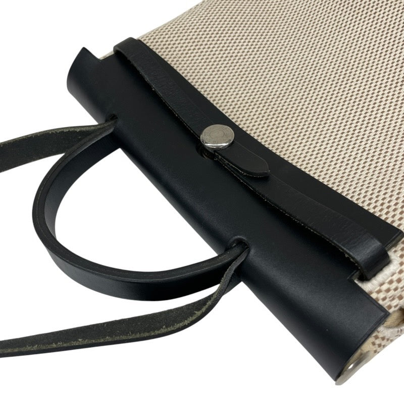 【HERMES】エルメス エールバッグPM ハンドバッグレディース □G刻印 2003年製 2WAY キャンバス レザー ショルダー