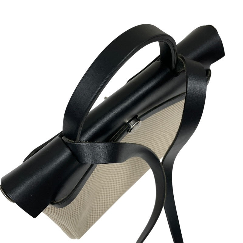 【HERMES】エルメス エールバッグPM ハンドバッグレディース □G刻印 2003年製 2WAY キャンバス レザー ショルダー