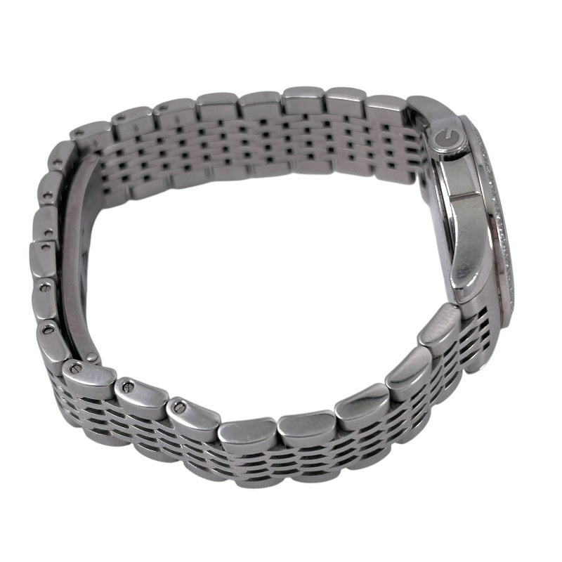 【GUCCI】グッチ Gタイムレス 126.5 腕時計 ステンレススチールレディース ベゼルダイヤ ホワイトシェル