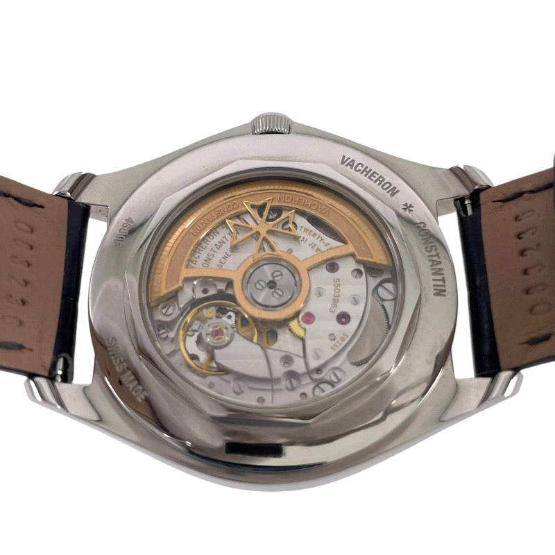 【VACHERON CONSTANTIN】ヴァシュロン・コンスタンタン フィフティーシックス 4600E/000A-B442 腕時計 SS/レザー メンズ オートマティック 自動巻き