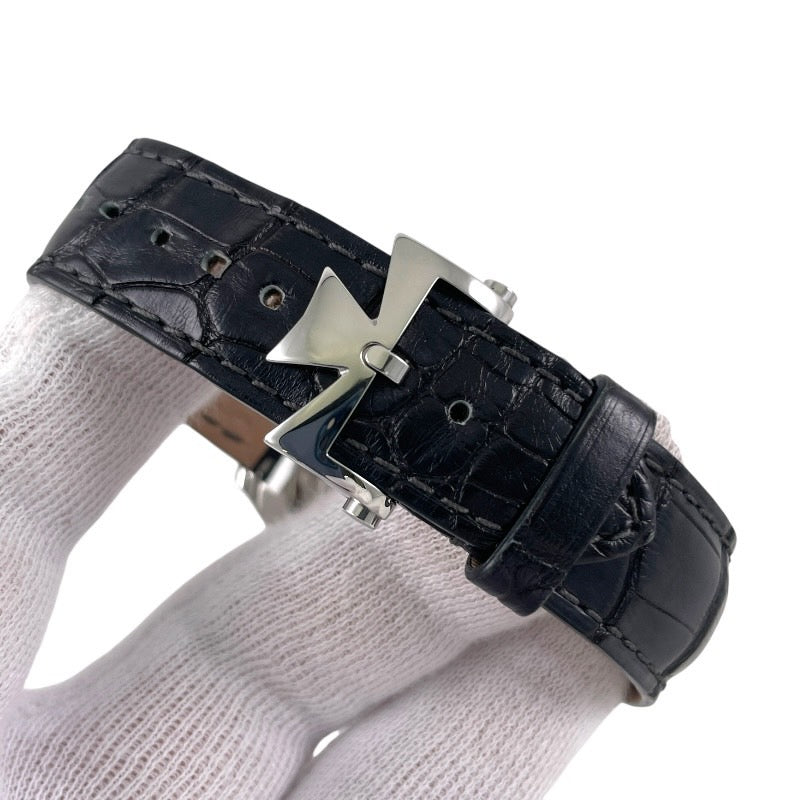 【VACHERON CONSTANTIN】ヴァシュロン・コンスタンタン フィフティーシックス 4600E/000A-B442 腕時計 SS/レザー メンズ オートマティック 自動巻き