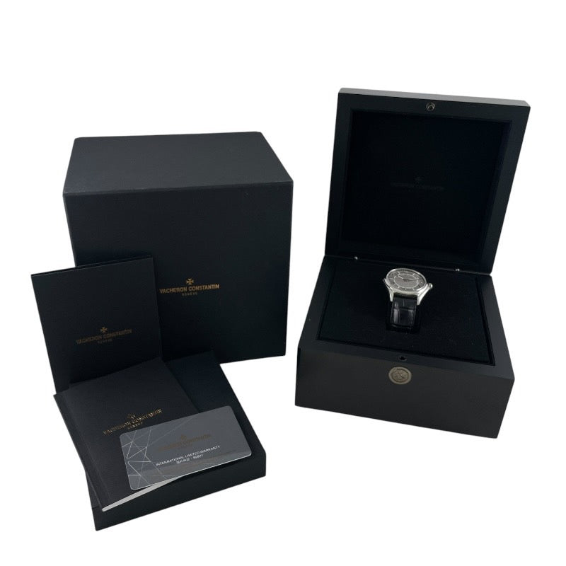 【VACHERON CONSTANTIN】ヴァシュロン・コンスタンタン フィフティーシックス 4600E/000A-B442 腕時計 SS/レザー メンズ オートマティック 自動巻き